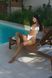 Wylie silk swimsuit, Milk, M, L